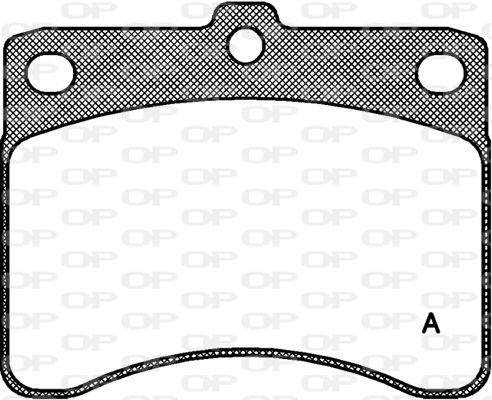 OPEN PARTS Jarrupala, levyjarru BPA0232.00